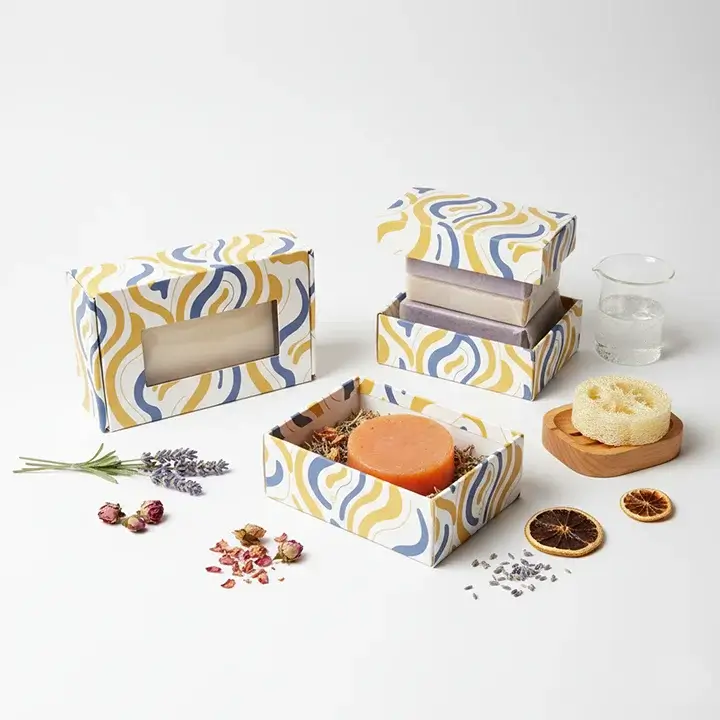 Custom-printed soap packaging boxes