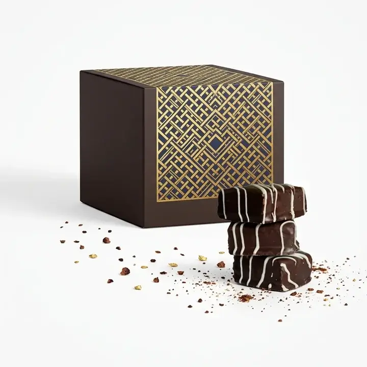 Custom THC edibles packaging boxes with premium branding