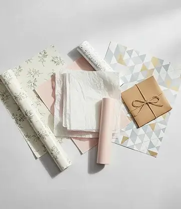 Collection of tissue and wrapping papers
