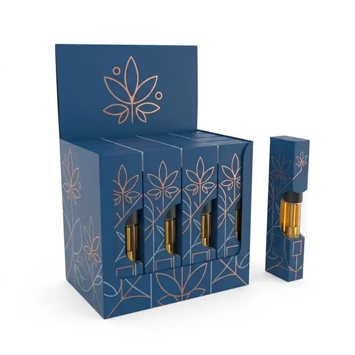 Vape display box designed for retail presentation