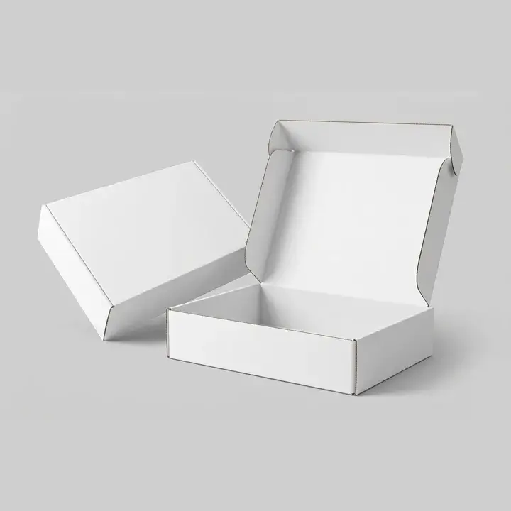 Custom white mailer boxes with high-quality printing