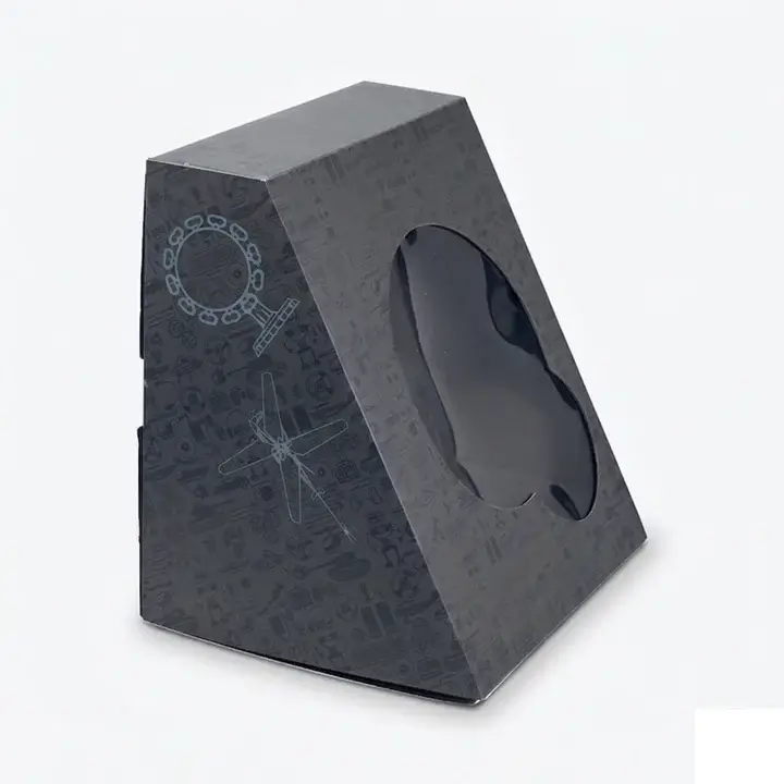 Custom window display boxes with clear PVC window