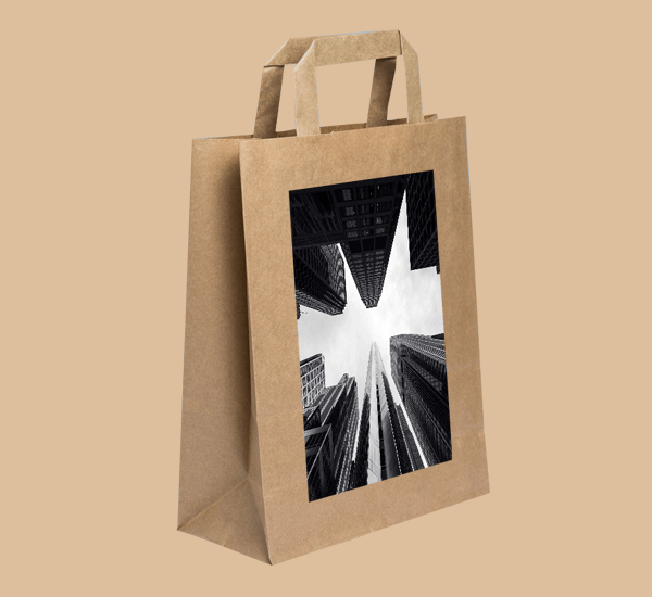 Custom Printed Kraft Paper Bag