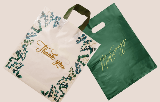 Custom-Printed Plastic Shopping Bags