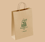 Recyclable Kraft Paper Bag with Rope Handle
