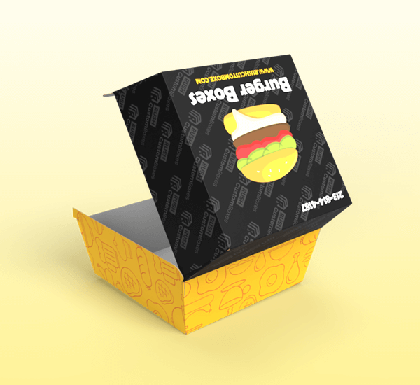 Custom Printed Burger Box
