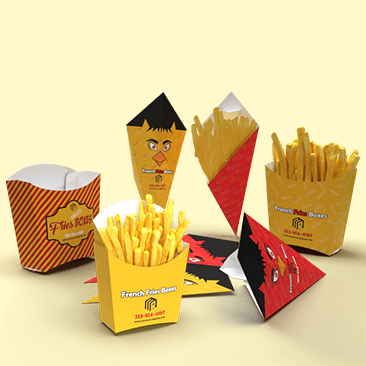 Custom French Fries Box