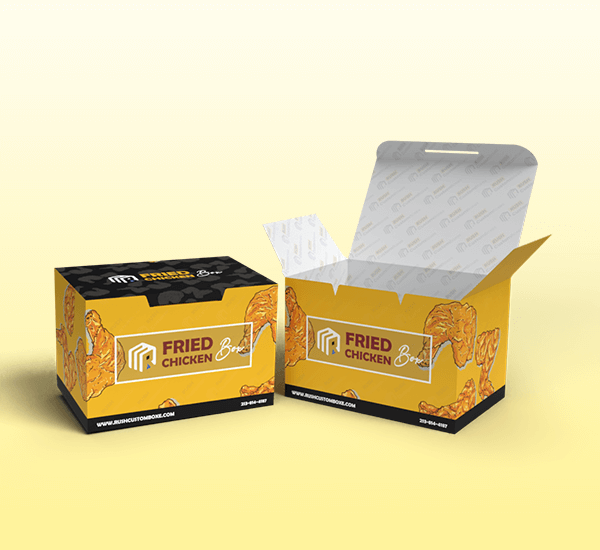 Custom Printed Fried Chicken Broast Packaging Boxes