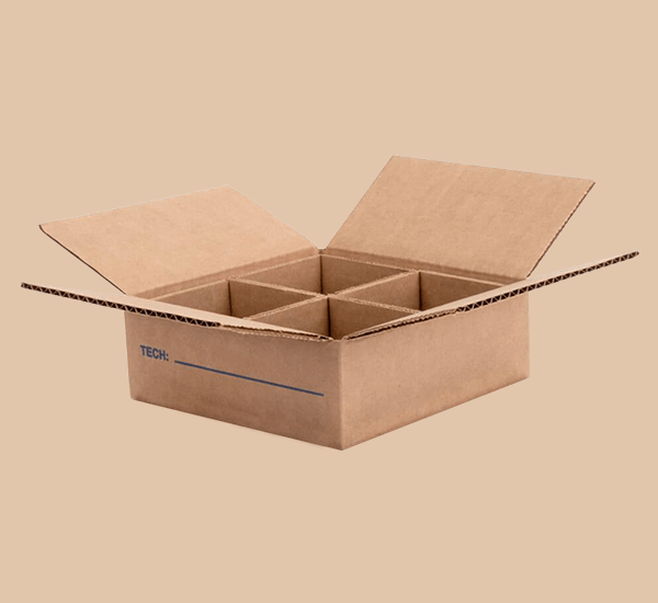 Box with Cross Partition Insert Divider