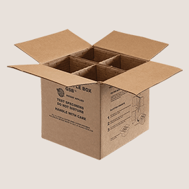 Custom-Made Cardboard Cross Box Partition