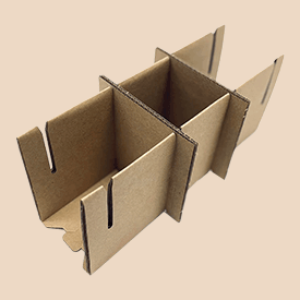 Custom-Made Cardboard Fence Partition