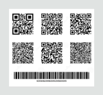 Custom Printed QR Code Label