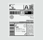 Custom Printed Shipping Label