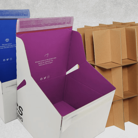 Secure Product with Cardboard Dividers