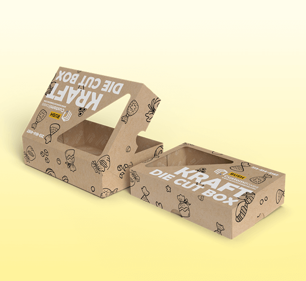 Kraft Food Die Cut Boxes