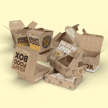 Custom Kraft Food Box