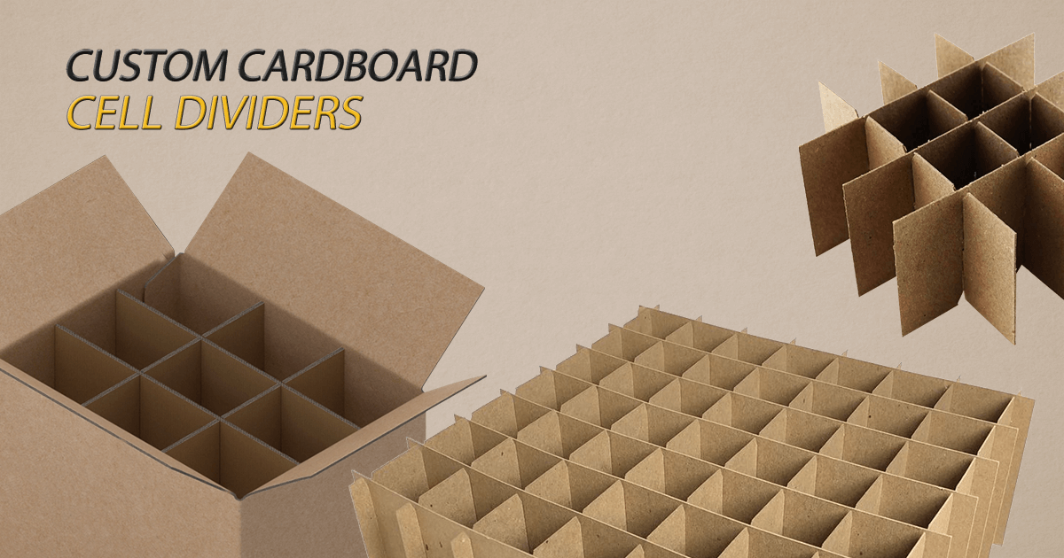 Custom Cell Dividers — Cardboard Dividers RushCustomBoxes