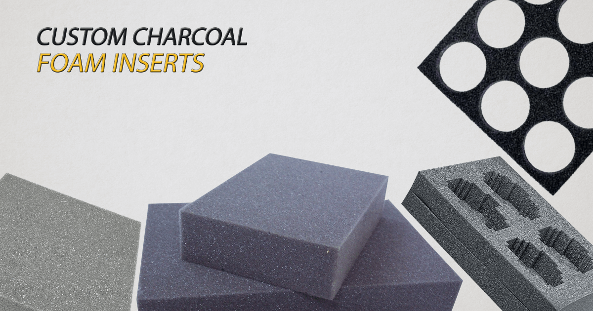 Custom Charcoal Foam Inserts RushCustomBoxes
