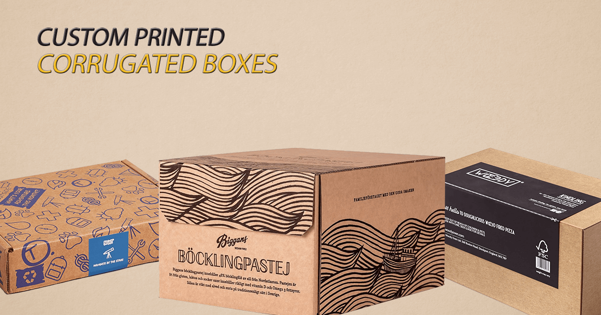 Printed corrugated clearance box manufacturers