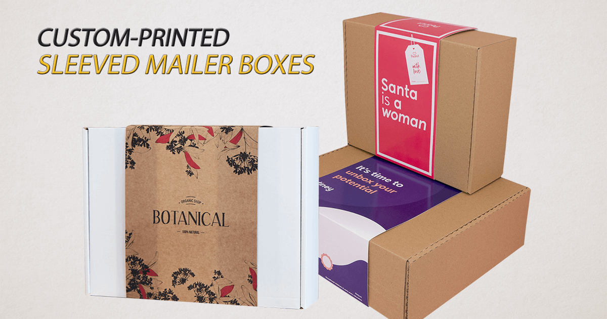 Print Custom Sleeved Mailers Mailer Boxes with Sleeves
