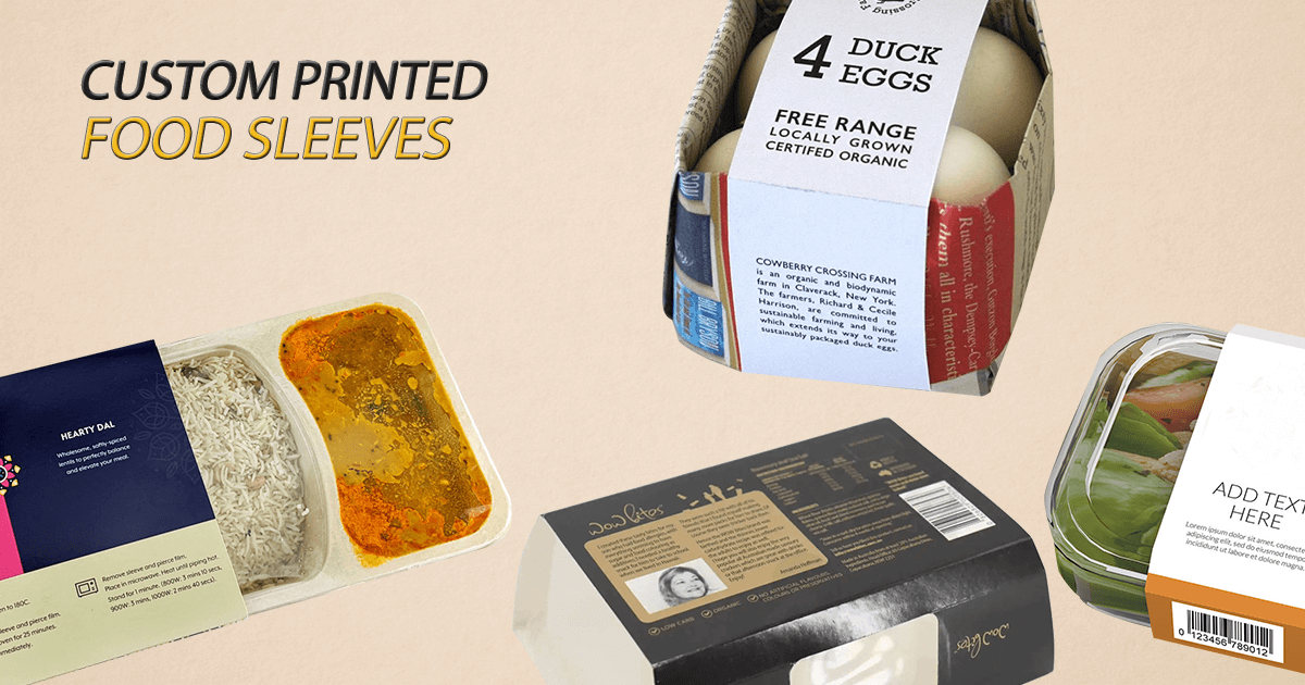 Custom Packaging Food Sleeves RushCustomBoxes