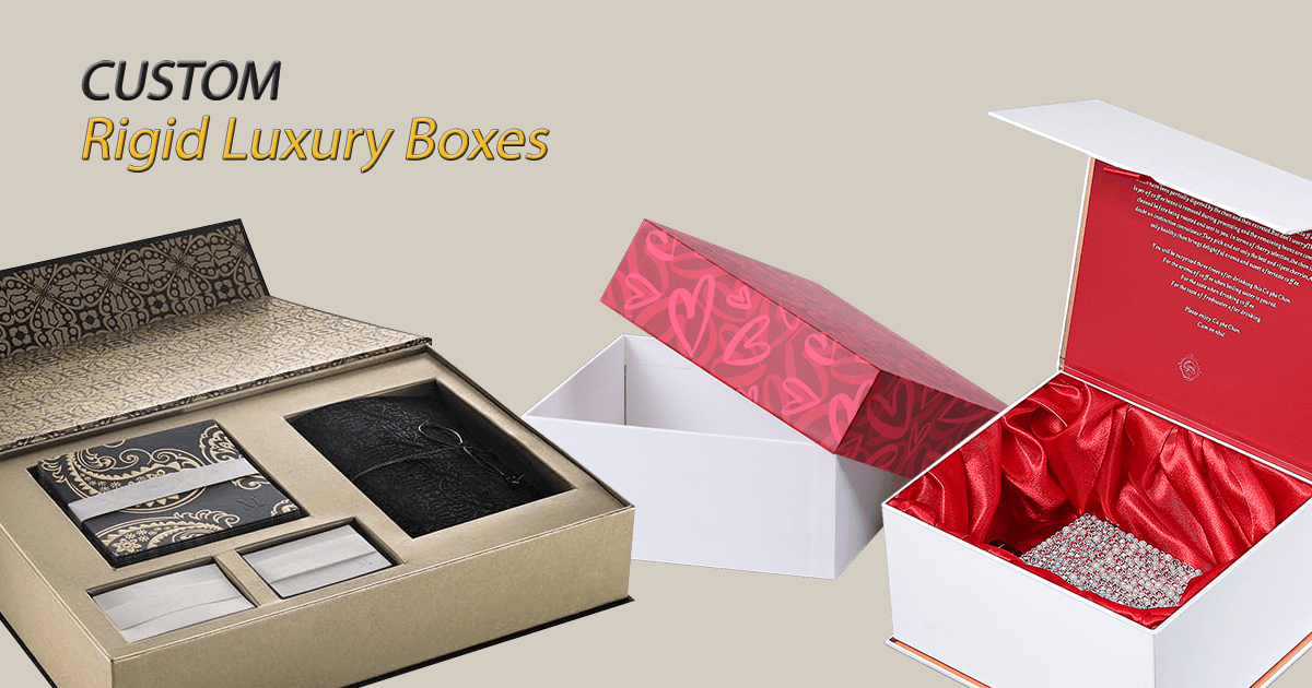 Custom Rigid Luxury Boxes RushCustomBoxes