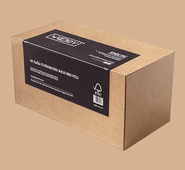 Corrugated Box with Printed Label