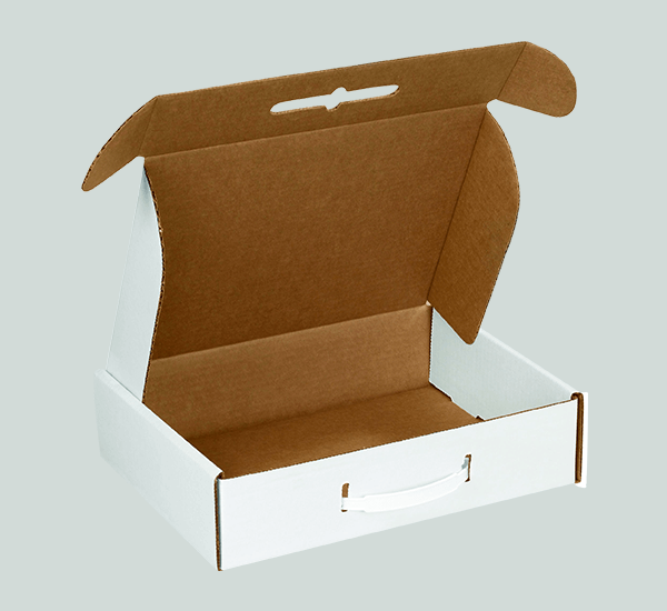 Corrugated Box with Plastic Handle