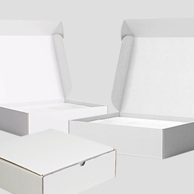 Personalized White Mailer Boxes