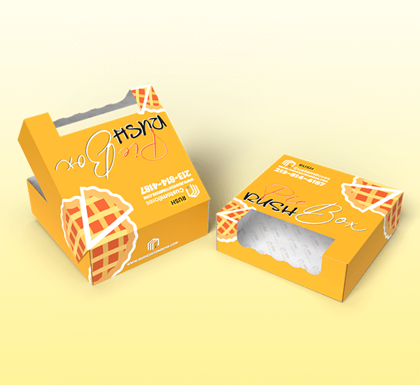 Die-Cut Pie Boxes