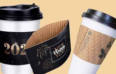 Custom-Printed Coffee Cup Sleeve