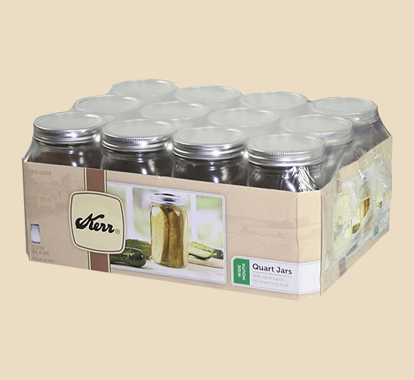 Custom Packaging Sleeve for Set of Jars